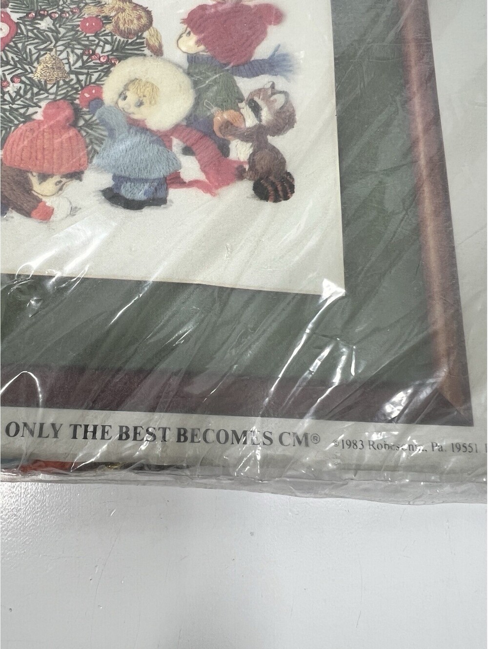 Vtg Columbia Minerva Stitcher Picture Decorating The Tree Ruth Morehead New - Picture 5 of 5